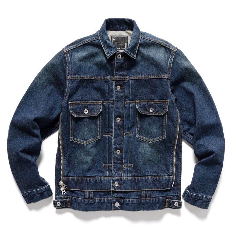 【全新4號】sacai X BEYONDEXX Denim Blouson Blue 日本製牛仔外套