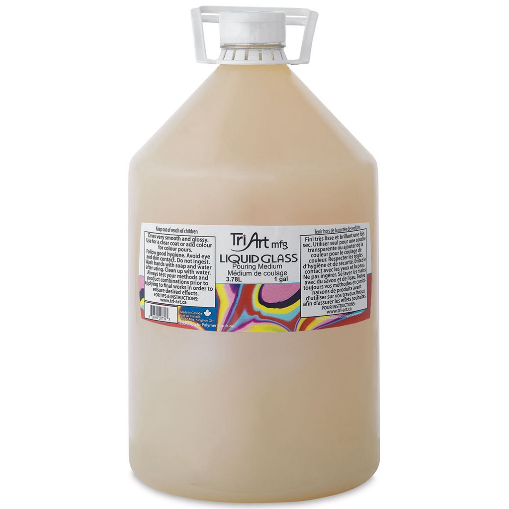 TriArt Liquid Glass Pouring Medium 液態玻璃 壓克力潑灑介質 3.78 L 蝦皮購物