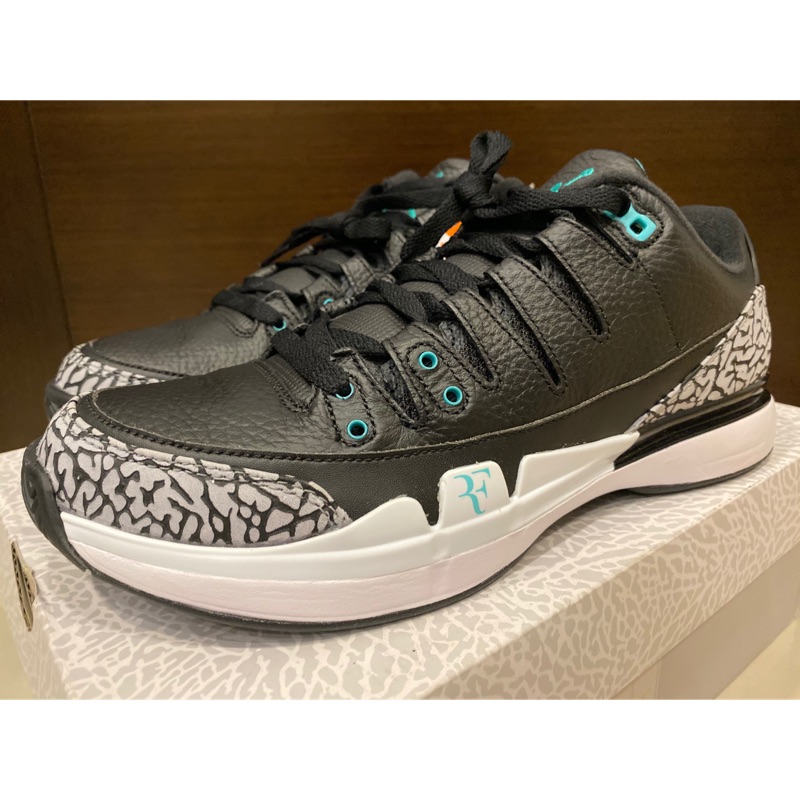 nike zoom vapor roger federer x air jordan 3