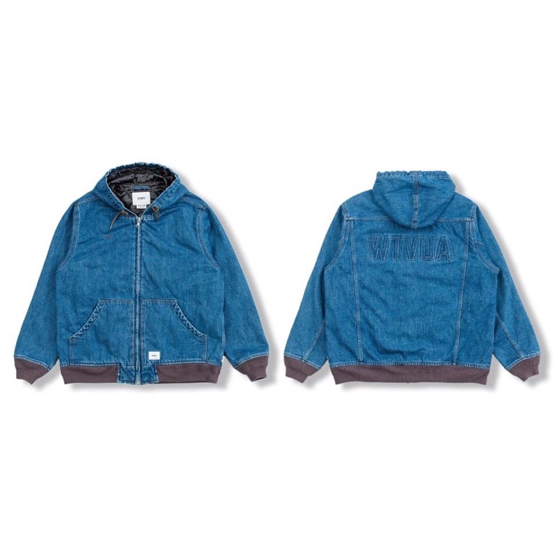 WTAPS 18 AW VICE/JACKET.COTTON.DENIM連帽牛仔外套全新藍色丹寧 WTAPS 18 AW VICE/JACKET.COTTON.DENIM連帽牛仔外套全新藍色丹寧