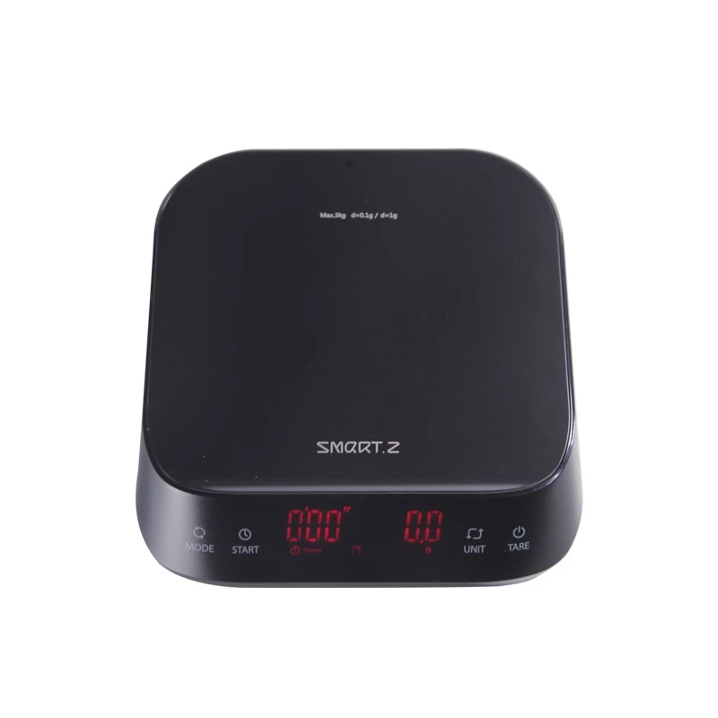 【智慧手沖與意式的平價全能解】SMART.Z BSZ-3000 智能咖啡秤推薦:高質感不鏽鋼秤面、雙重自動計時模式的千元級性價比王者
