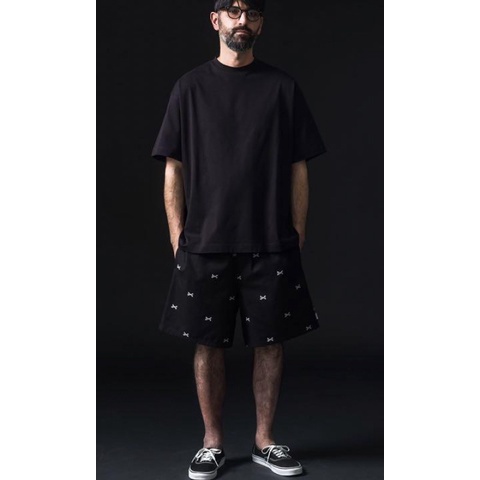 Wtaps Crossbones Seagull 03 Shorts 滿版 刺繡骨頭 短褲 日本製