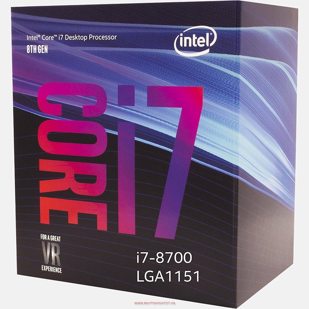 英特爾Core i7 8700 CPU (4.60GHz, 12M, 6 核12 螺紋) 托盤不包括風扇