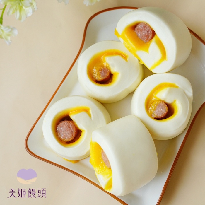 美姬饅頭 起司熱狗鮮乳饅頭捲 一盒六入 | 蝦皮購物