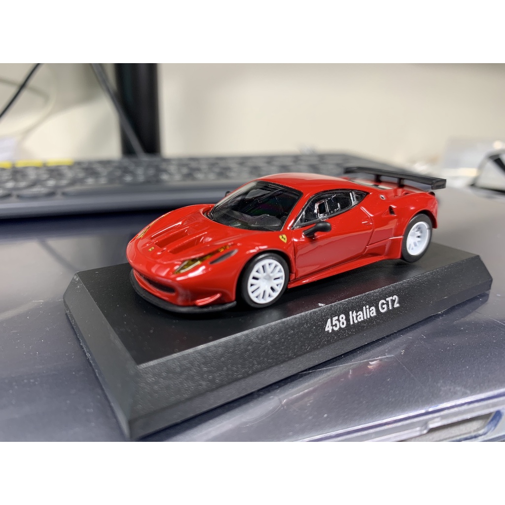 1/64 Kyosho Ferrari 12 京商法拉利458 Italia GT2 法拉利正紅色全新