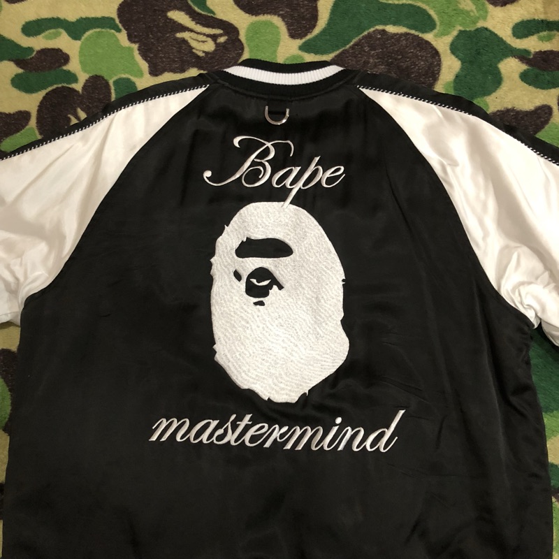 L號】BAPE x MASTERMIND JAPAN MMJ SOUVENIR JACKET 橫須賀夾克外套