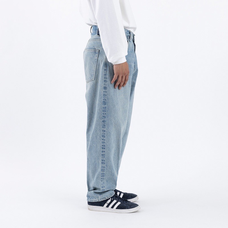 DESCENDANT 20AW 1995 BAGGY JEANS 水洗 牛仔褲