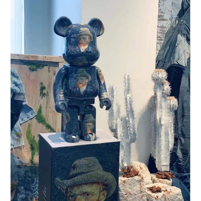 現貨Be@rbrick 梵谷自畫像Van Gogh Museum 1000% Bearbrick | 蝦皮購物