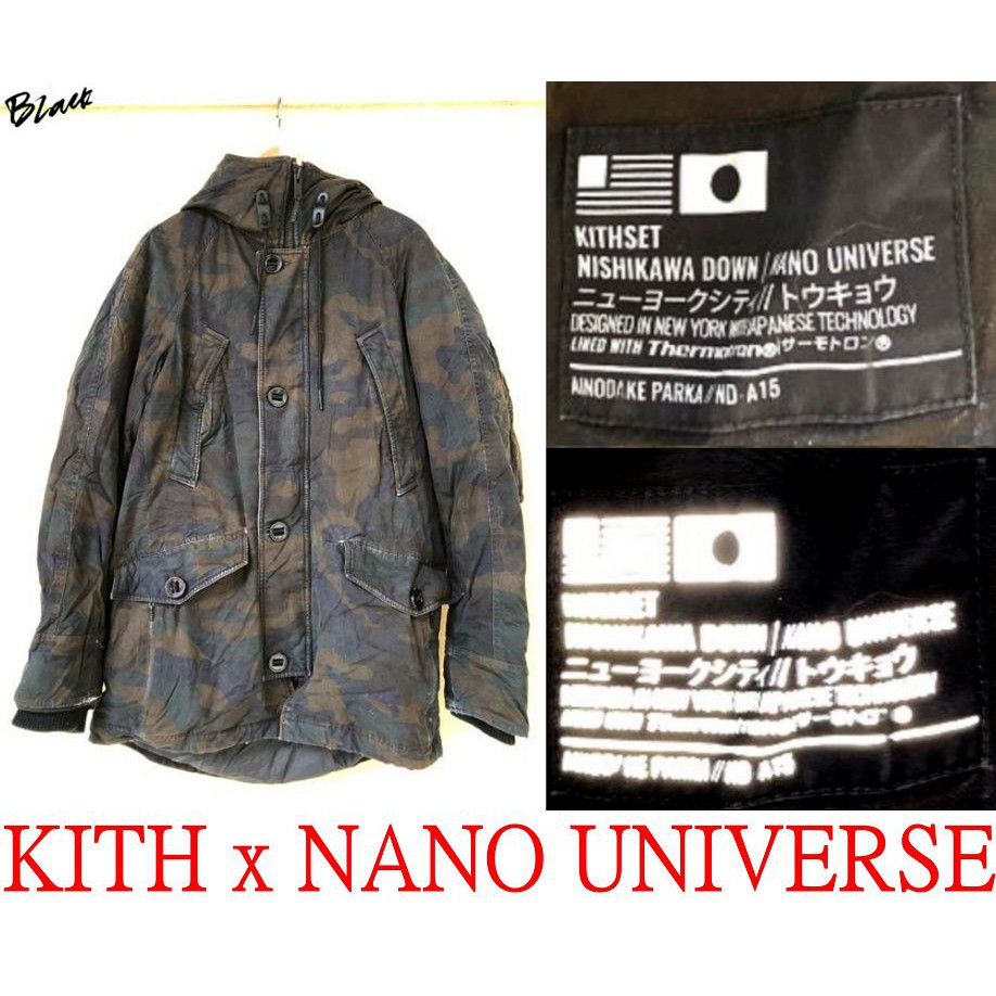 BLACK美中古KITH x NANO UNIVERSE x西川NISHIKAWA四百年羽絨大廠DOWN