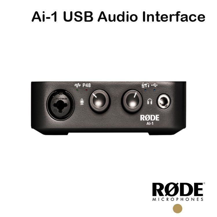 【EC數位】 RODE Ai-1 USB Audio Interface 錄音介面 K歌 直播 USB接頭 AI1 | 蝦皮購物