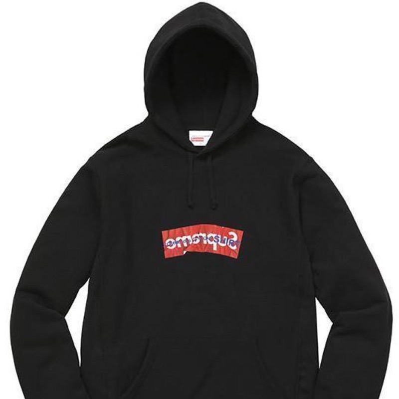 二手美品】Supreme CDG box logo hoodie 黑M | 蝦皮購物