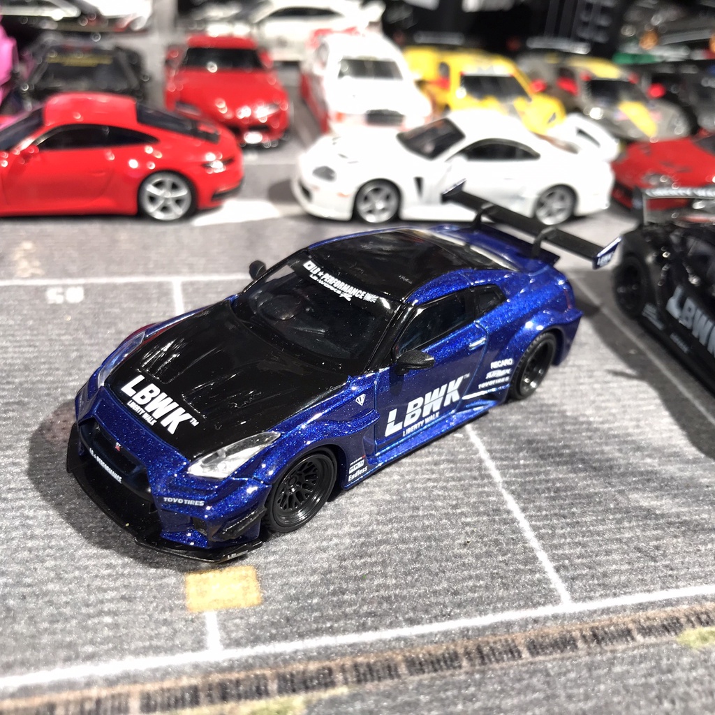 免運&現貨 MINI GT LBWK GTR GT-R 1/64 藍 黑 #299 到貨 | 蝦皮購物