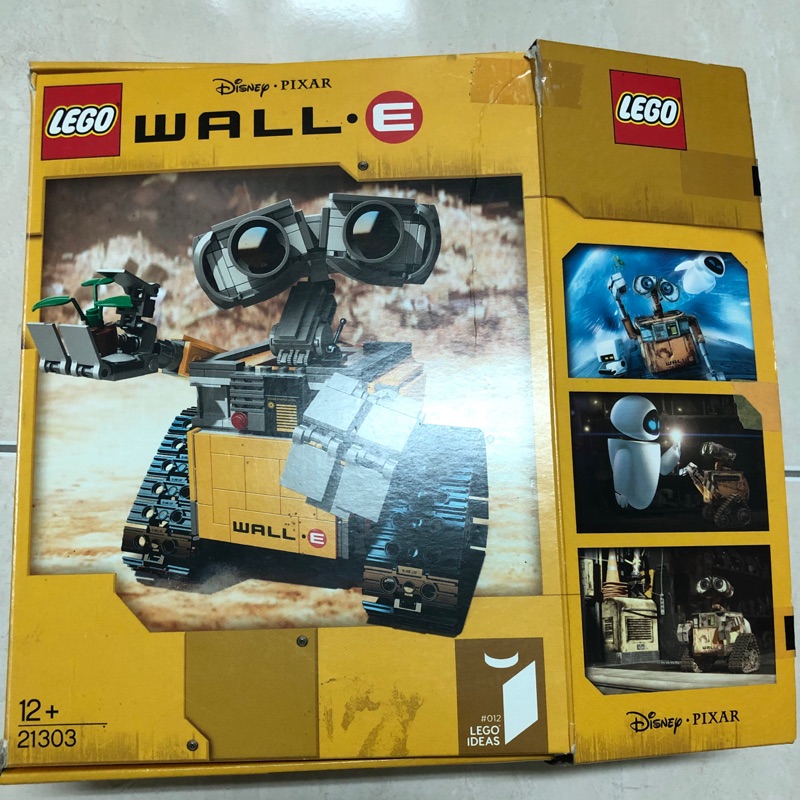 樂高LEGO 21303 瓦力WALL-E，已組。舊版已申請補件裝上，產地：丹麥