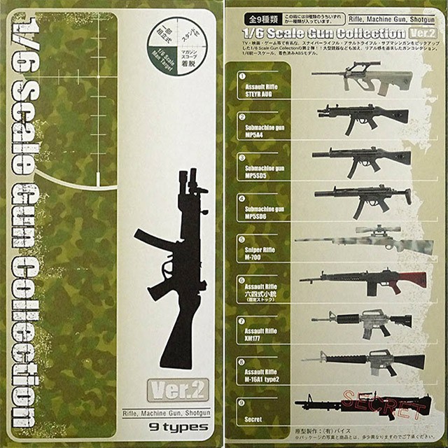 [玩具之箱] Zacca P.A.P 1/6 Scale Gun Collection 機槍 槍支收藏 Ver.2 盒玩 | 蝦皮購物