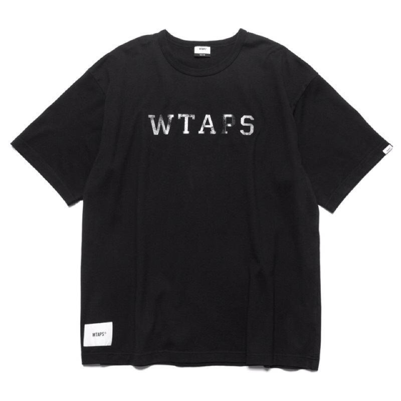 WTAPS DESIGN SS COLLEGE / TEE. COTTON 隱藏目錄款黑現貨| 蝦皮購物