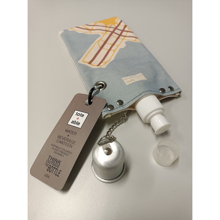 Tote and Able 環保帆布水袋 運動隨身水壺 16 oz 蝦皮購物