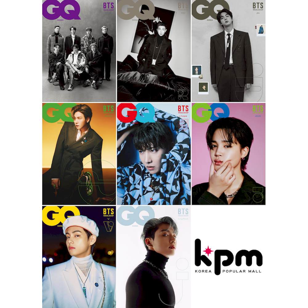 KPM-現貨GQ (KOREA) 1月號2022 八封面BTS 防彈少年韓國代購Korea