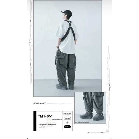 Vnno】“MT-05” TRI-Dynamic Utility Pants #goopi#goopimade | 蝦皮購物