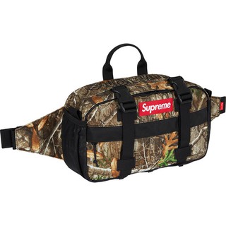 全新正品2019 FW 現貨Supreme Waist Bag 47TH 47代腰包防潑水黑色樹紋