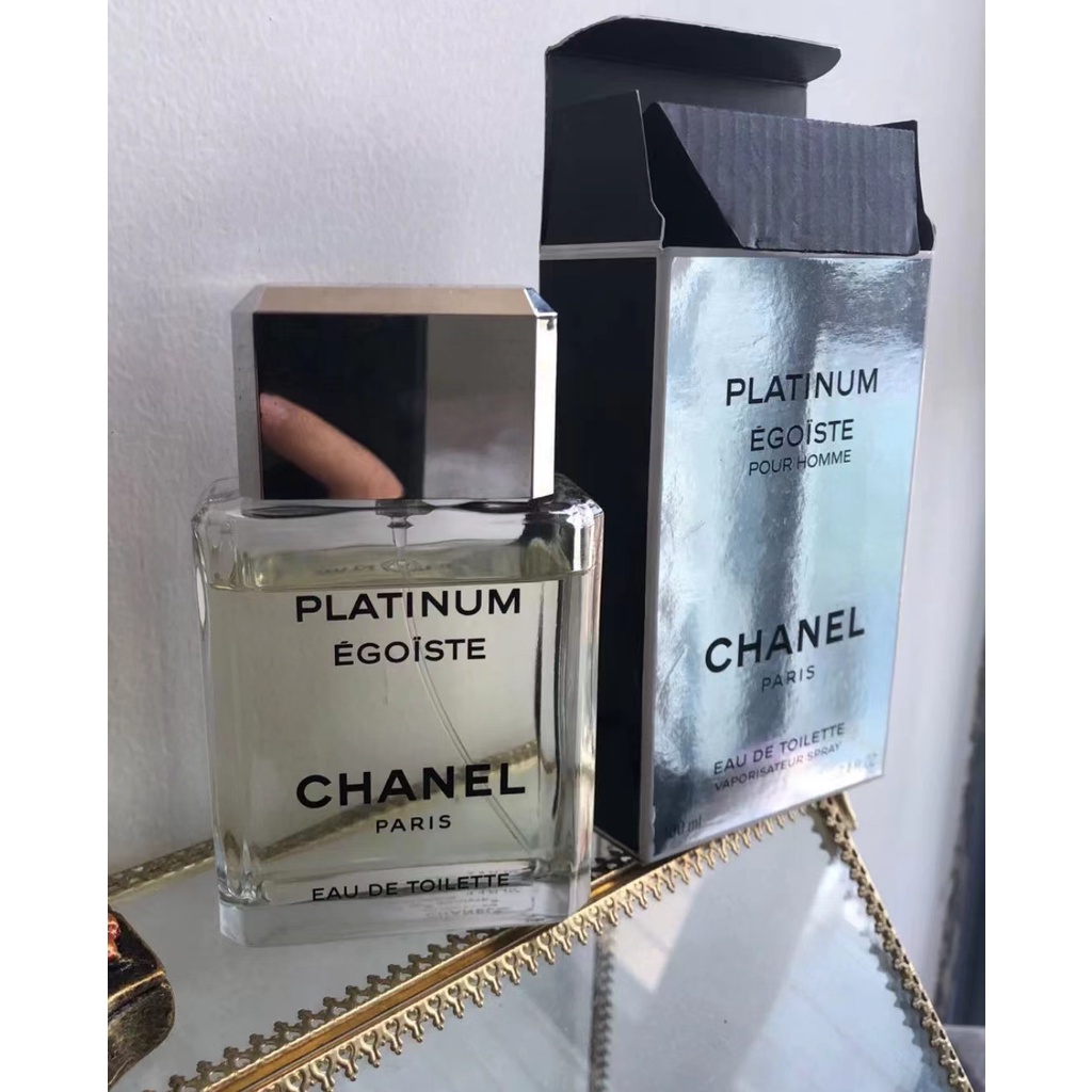 CHANEL 香奈兒白金男性淡香水PLATINUM EGOISTE 男士香水噴霧玻璃瓶分裝