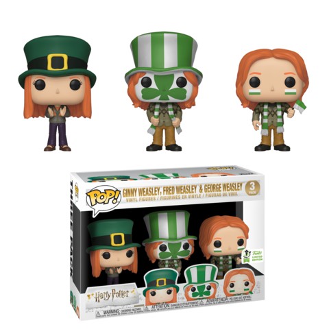 FUNKO POP ECCC 2019 Ginny, Fred Weasley & George Weasley