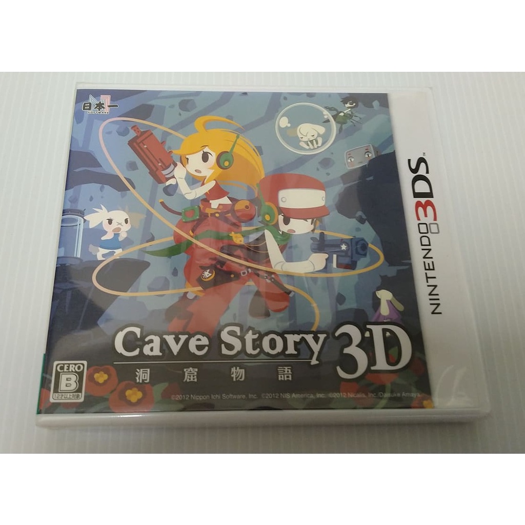 全新現貨]3DS洞窟物語3D 純日版(全新未拆)2D橫向動作遊戲(市面稀有