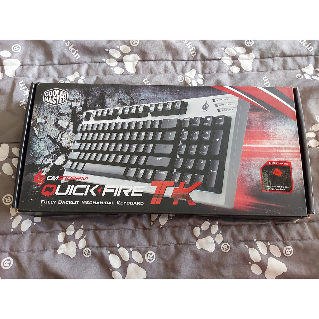 CoolerMaster Quickfire TK 白色 白光 短版 電競鍵盤 紅軸 | 蝦皮購物