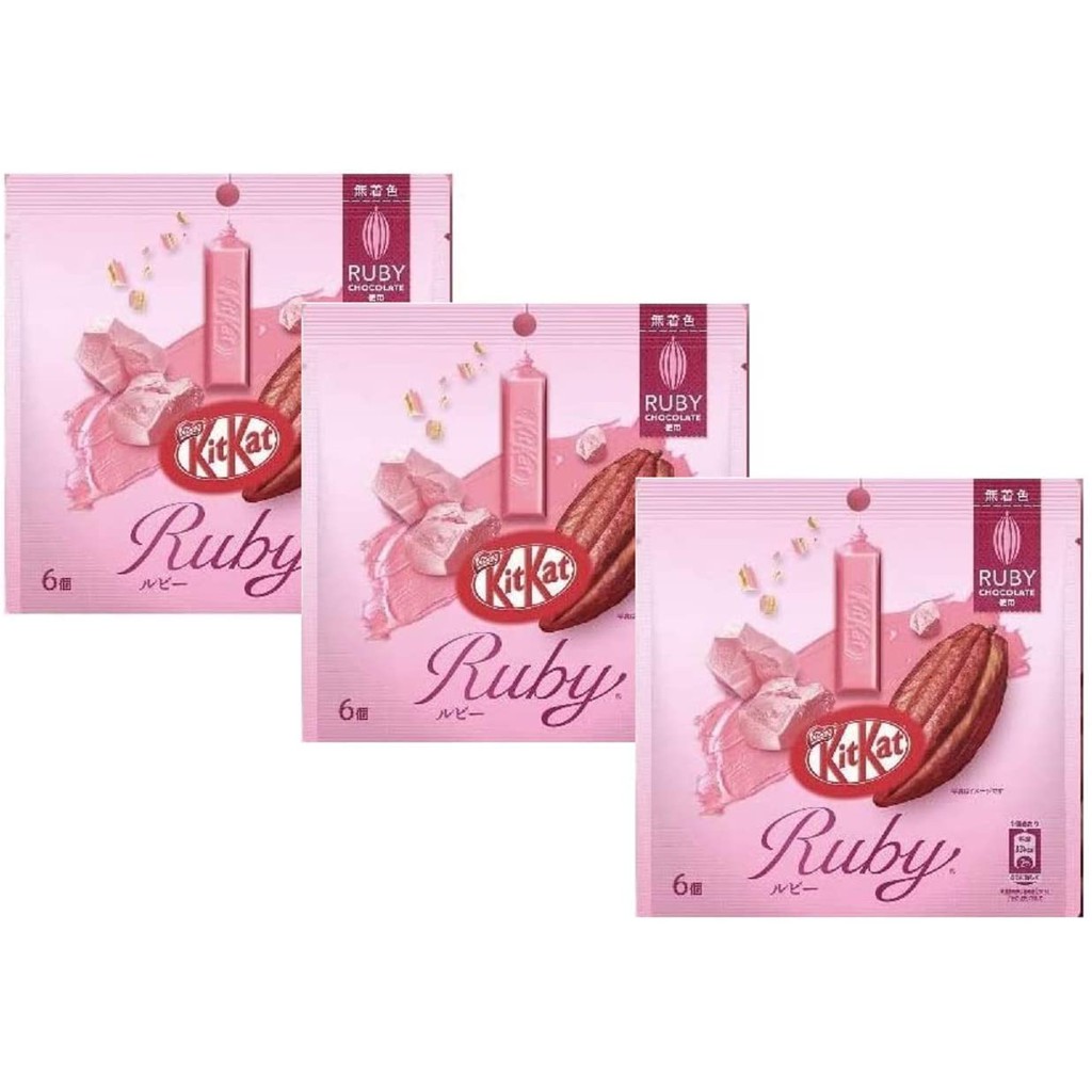 Kitkato 日本直發】 Kitkat Kitkato Ruby （紅寶石） 6 件× | 蝦皮購物