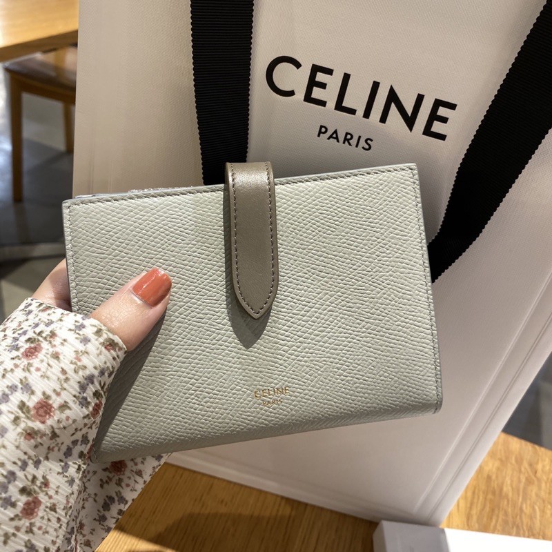 Celine medium outlet strap wallet