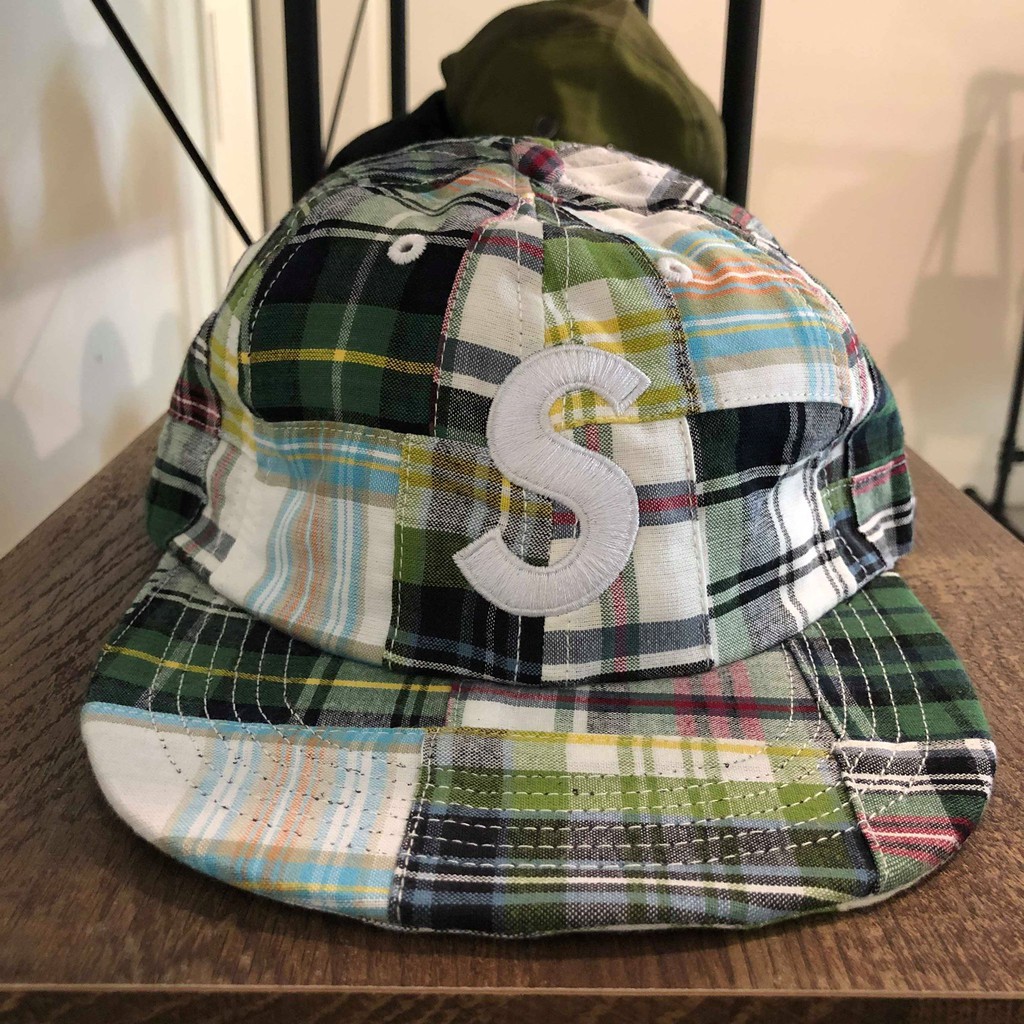 Mars* SUPREME 19SS Patchwork Madras S Logo 6Panel CAP 格紋S帽