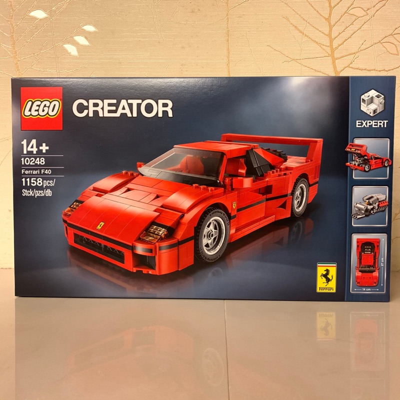 LETO小舖】樂高LEGO 10248 Ferrarri F40 法拉利全新未拆現貨| 蝦皮購物