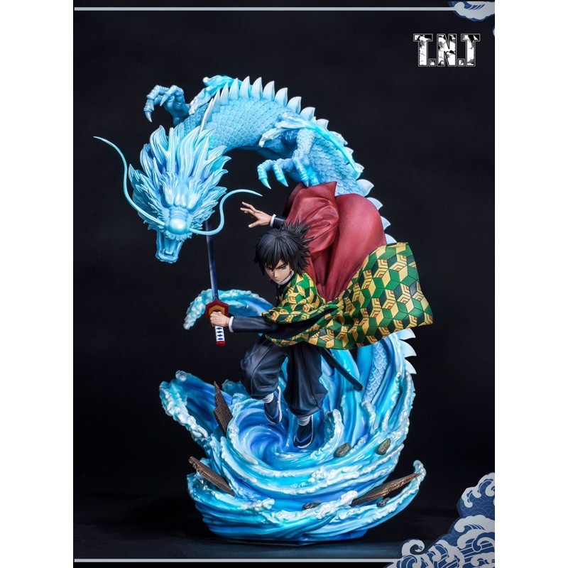 TNT 鬼滅之刃九柱共鳴第一彈水柱富岡義勇GK 模型雕像| 蝦皮購物