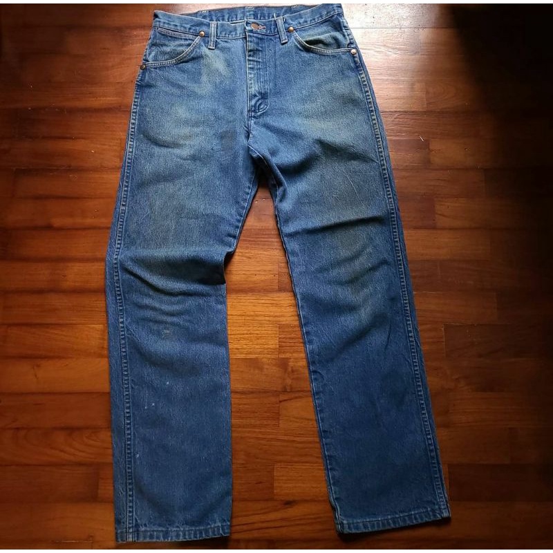 vintage 1980s Wrangler 13MWZ Jeans made in USA 古著 丹寧 藍哥