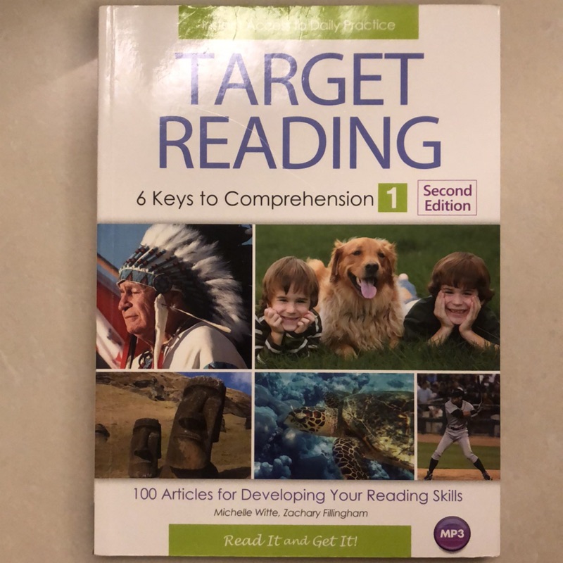 全新附MP3及問題解答 Target Reading 1 6 Keys to Comprehension 寂天文化出版 | 蝦皮購物