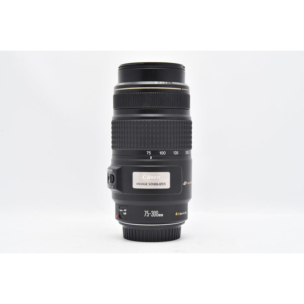 佳能CANON EF 75-300mm F4-5.6 IS USM 防手震超音波對焦馬達實用品(三