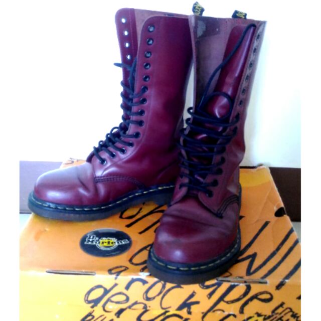 14 hole oxblood doc martens