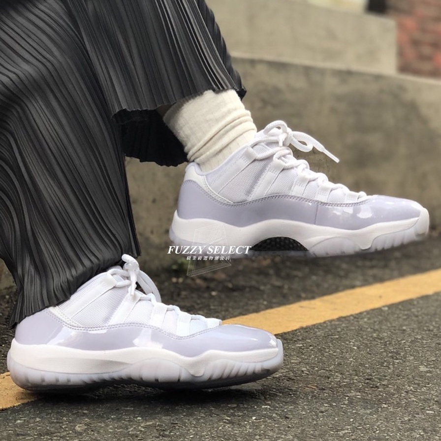 【逢甲FUZZY】W Air Jordan 11 Low Pure Violet 白紫 薰衣草 AH7860-101