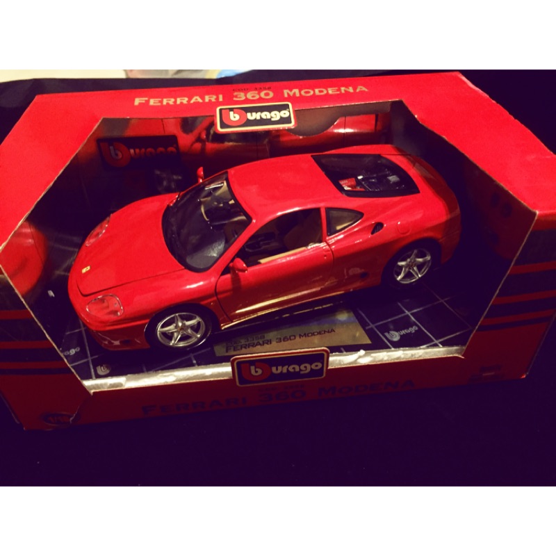 1/18 ferrari 360 ITALY 絶版(瑕疵品）Bburago含運| 蝦皮購物