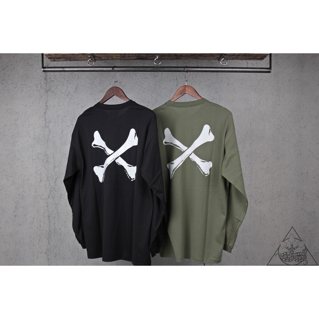 HYDRA】Wtaps Crossbones L/S Tee 秋冬骨頭長T 長袖【WTS164】 | 蝦皮購物