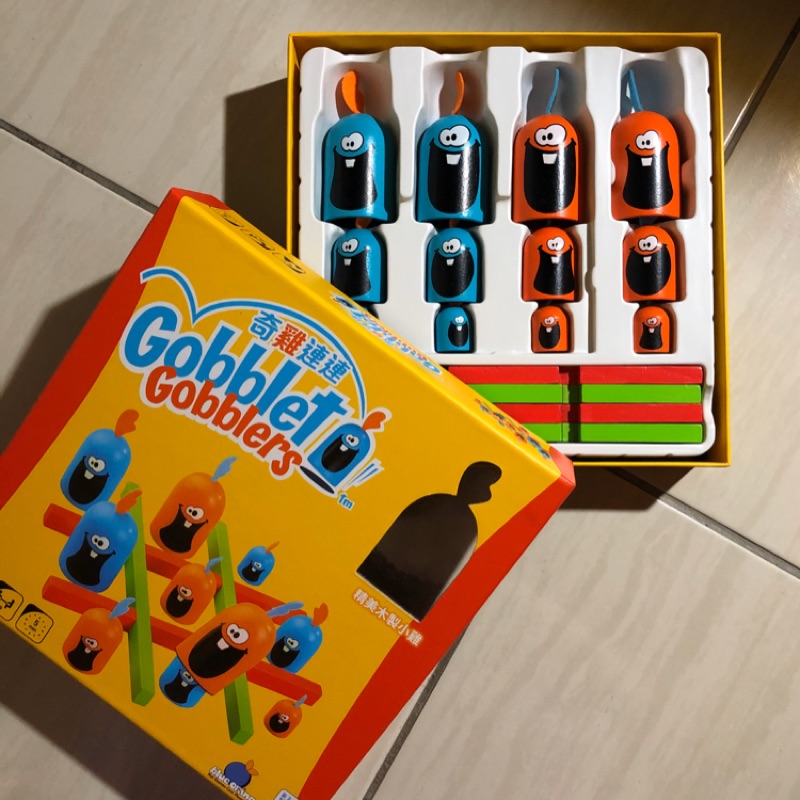 Jactalea Gobblet Gobblers - Gioco Da Tavolo Strategico Per Bambini Dai 5 Anni - Versione Junior Con Pezzi Colorati E Facce Divertenti - 2 Giocatori - 3