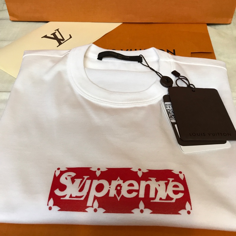 Supreme x lv box tee | 蝦皮購物