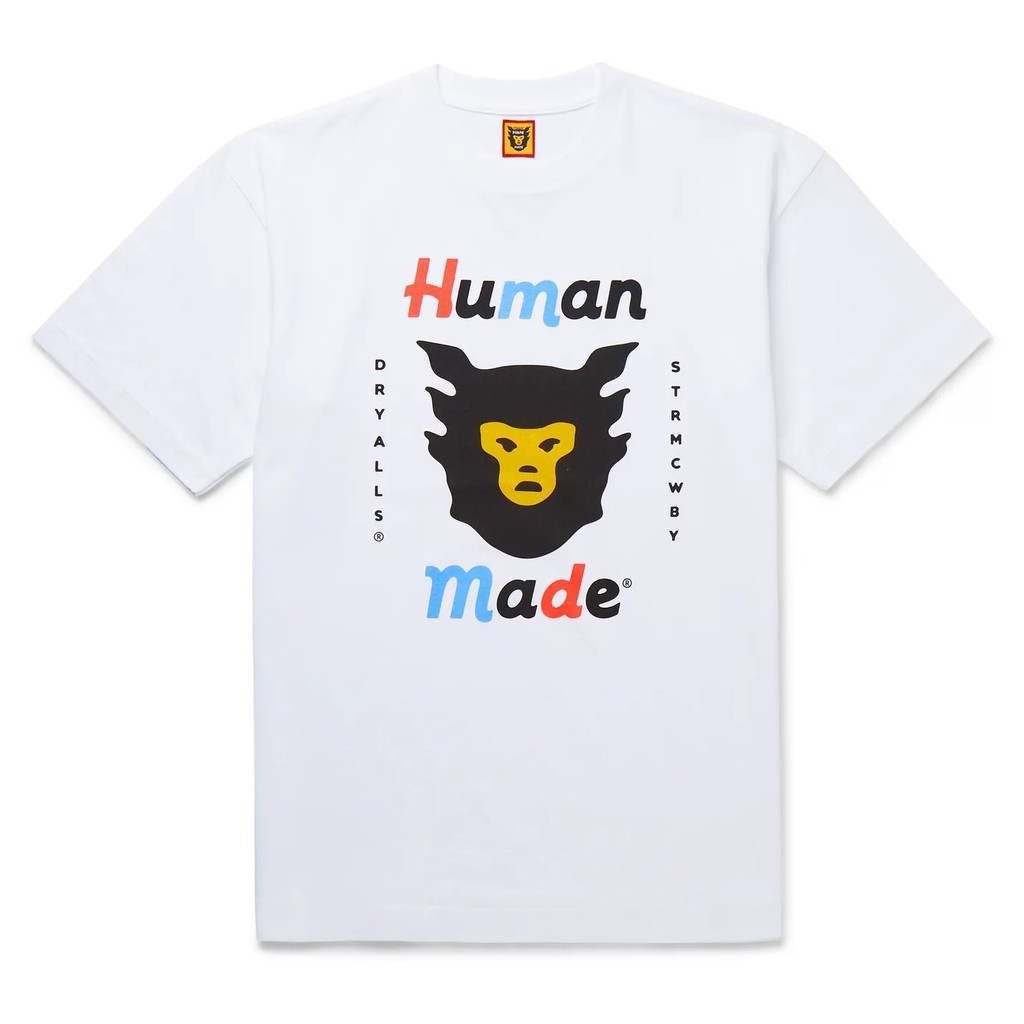 全新特價！Human Made Logo T-shirt 白色猿人短袖T恤上衣M號| 蝦皮購物