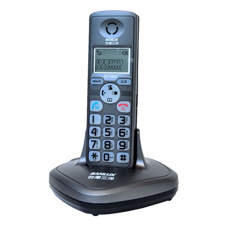 台灣三洋SANLUX DECT數位無線電話(鐵灰) DCT-9831 | 蝦皮購物