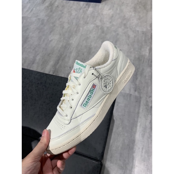 補貨 Reebok CLUB C 85 VINTAGE 奶油 綠 網球鞋 男女 DV6434