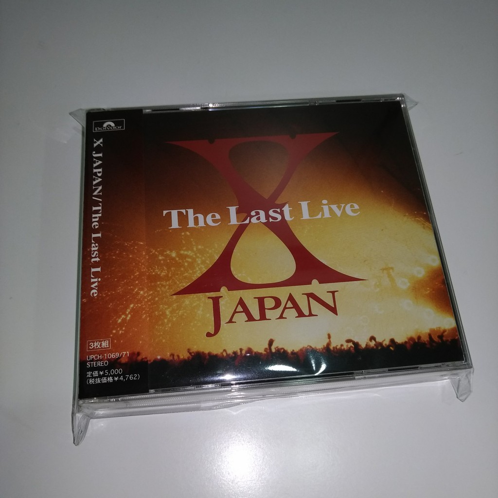 X JAPAN The Last Live 專輯CD 3片組/ 日版正版日盤初回限定通常