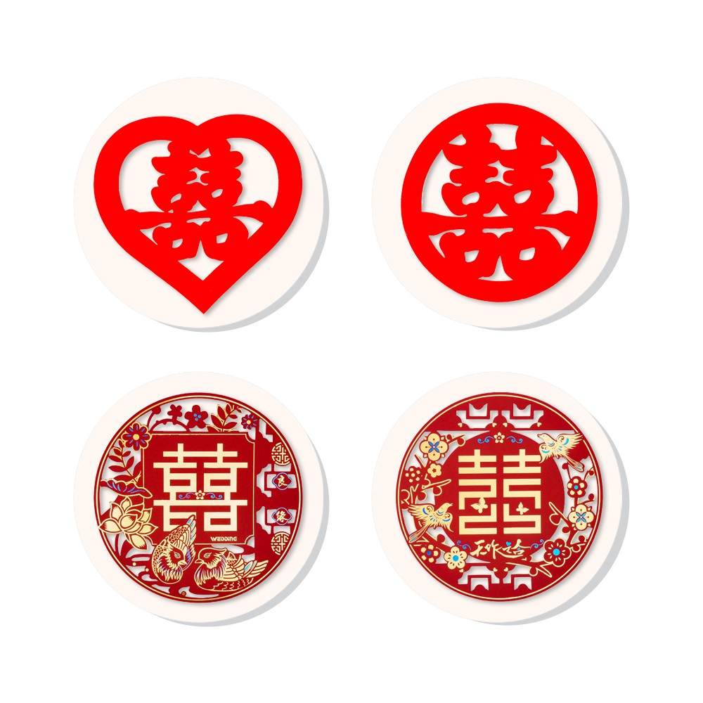 囍字紙多款【無背膠】 喜鵲/鴛鴦自黏貼【有背膠】 / 囍字貼 結婚佈置 婚禮用品 自黏 多款【B&B幸福雜貨】 | 蝦皮購物