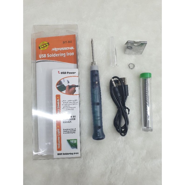 USB 5V 8W直流 DC供電電烙鐵電焊槍便携式輕便電焊槍迷你 焊錫槍 溫控烙鐵 烙鐵架開關 | 蝦皮購物