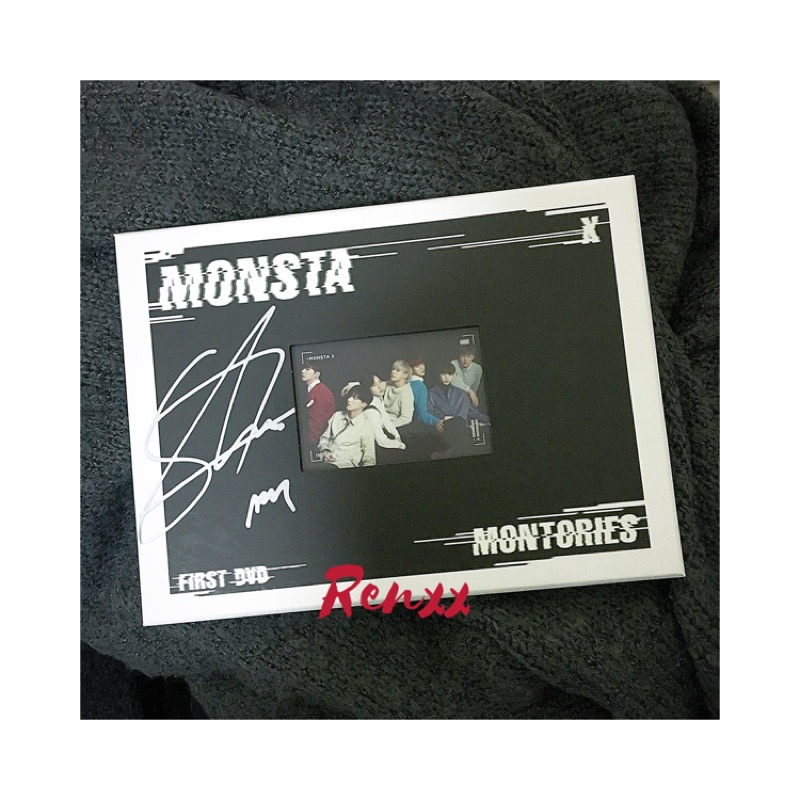 🎈MONSTA X FIRST DVD MONTORIES MWAVE 簽名版| 蝦皮購物