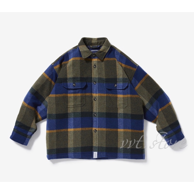 DESCENDANT 21AW CLAIRTON PLAID JACKET 長袖襯衫外套夾克| 蝦皮購物