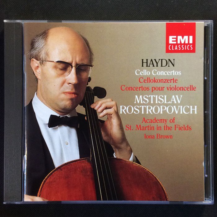 Haydn海頓-大提琴協奏曲 Rostropovich羅斯卓波維奇/大提琴 舊版1987年荷蘭版無ifpi | 蝦皮購物